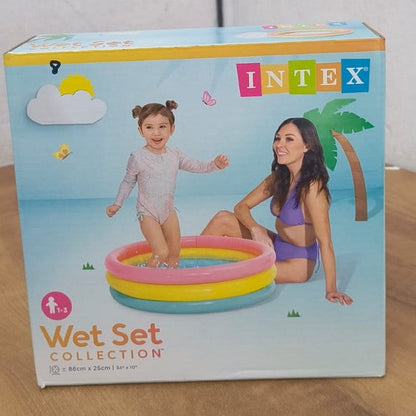 AM3969 Intex Wet Set Collection Kids Bath Tub (Multicolor) (86 x 25) Cm