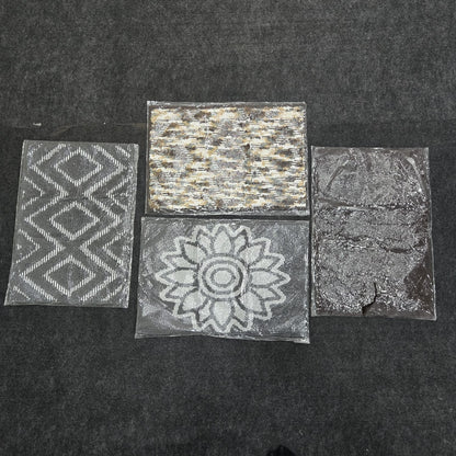 AM7079 Mix Jacquard Premium & Floral Microfiber Doormate - 40x60cm