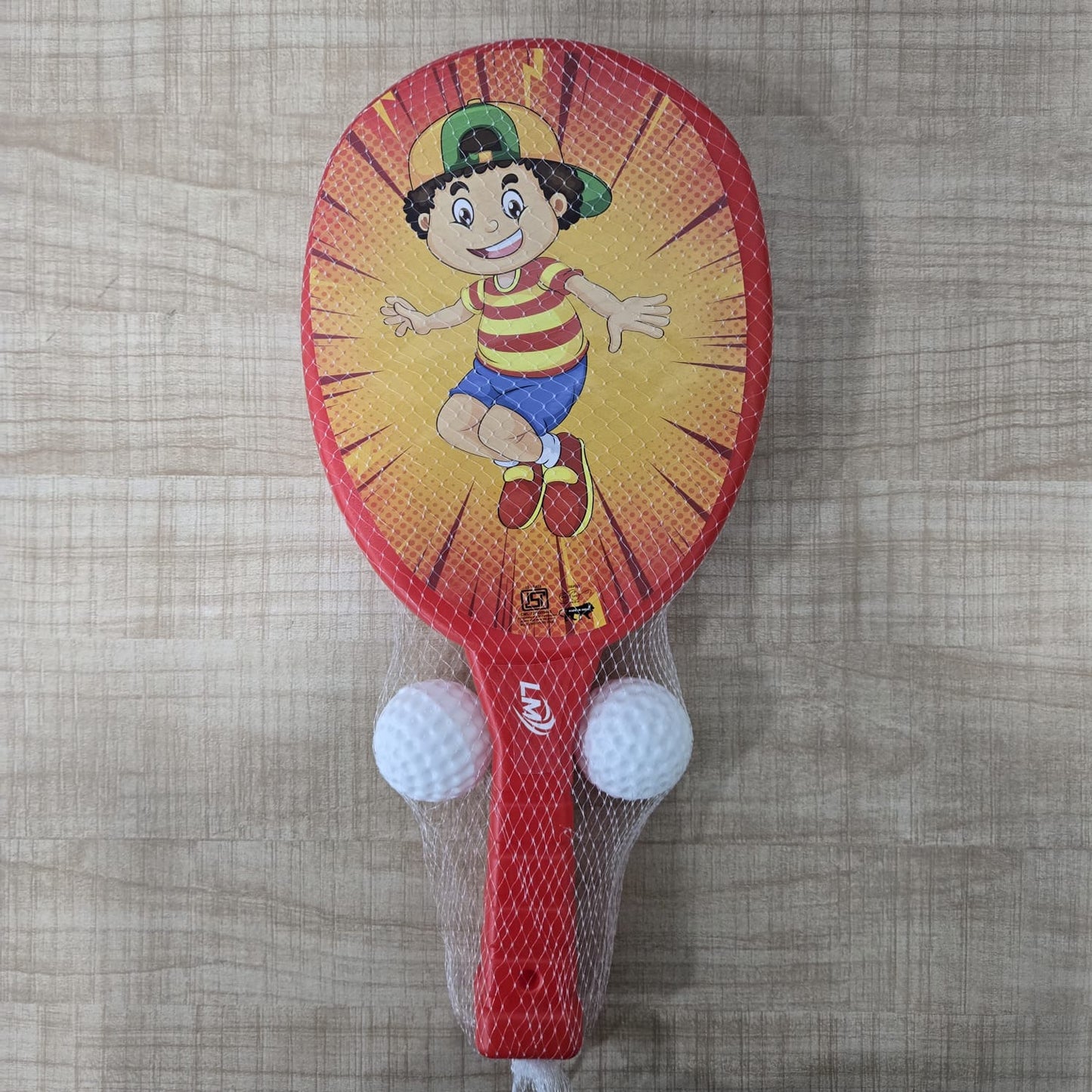 AM7078 Kid's Cartoon Table Tennis Set (2 Paddle & 2 Balls) - Big