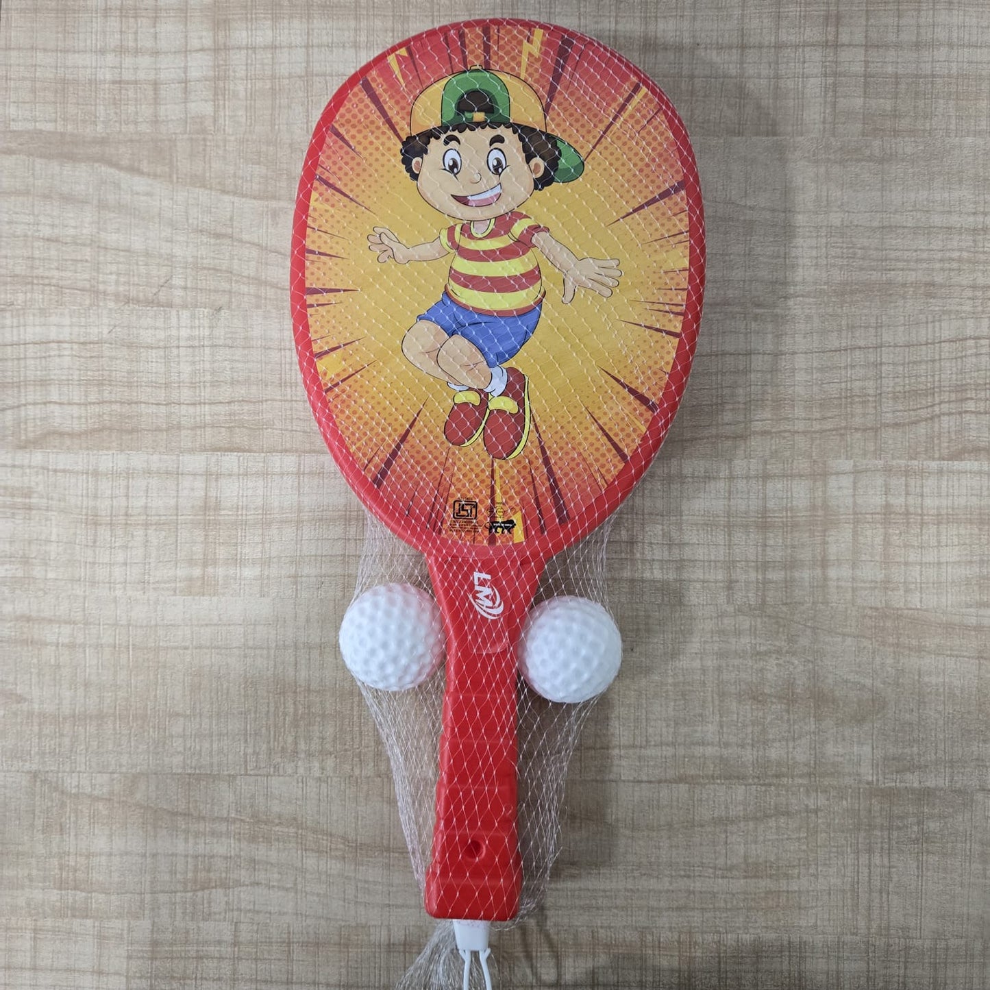 AM7078 Kid's Cartoon Table Tennis Set (2 Paddle & 2 Balls) - Big