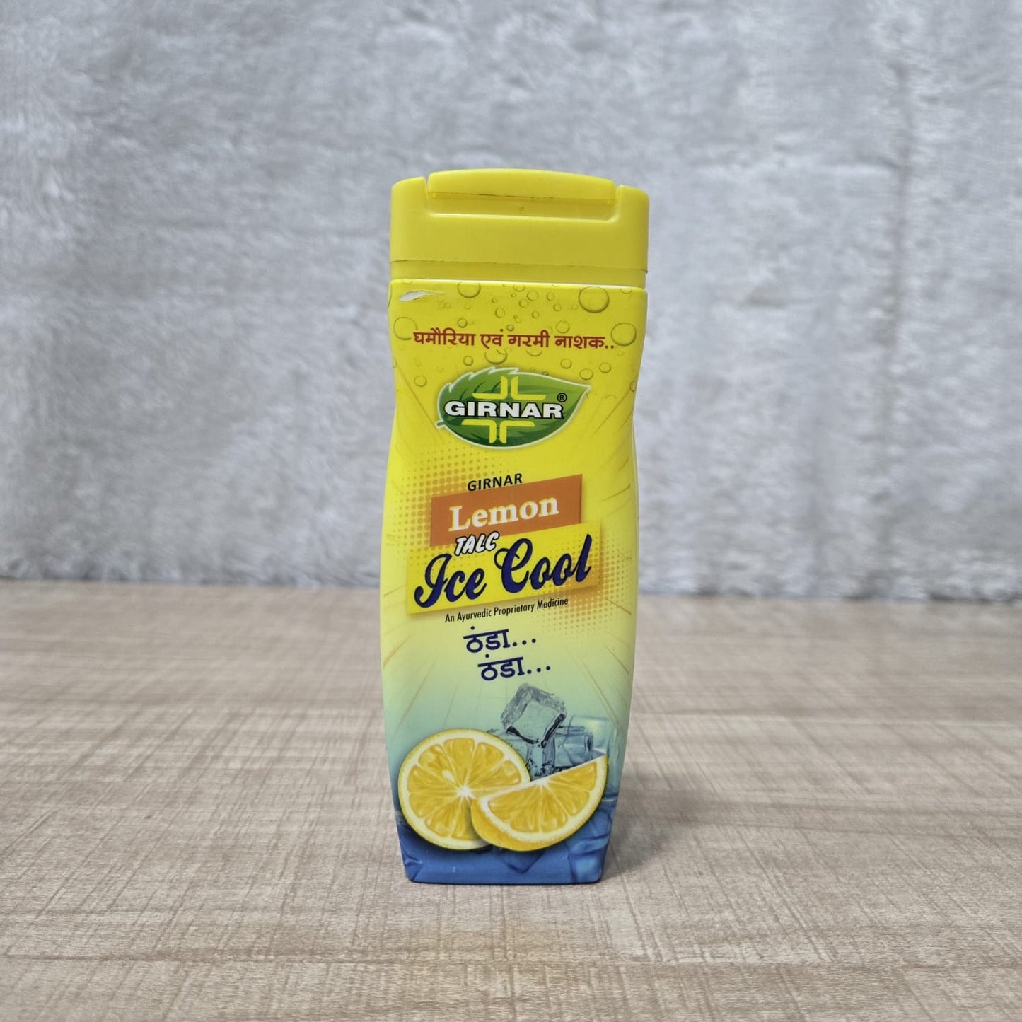 AM7083 Girnar Lemon Ice Cool Prickly Heat Talc Powder (100gm)