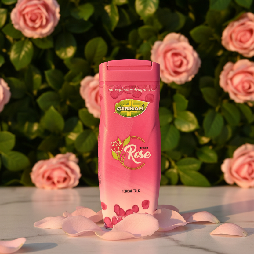 AM7084 Herbal Talc with Rose Scent Rose Herbal Talc(100gm)