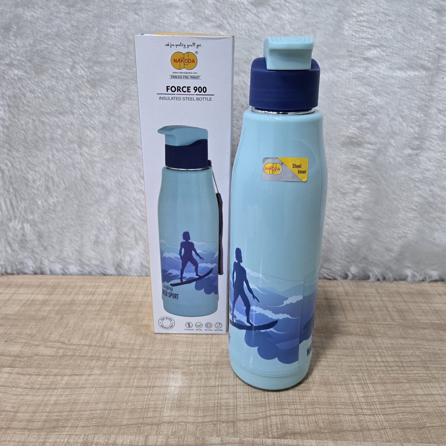 AM7104 Nakoda Force Insulated Steel Bottle (900ml)