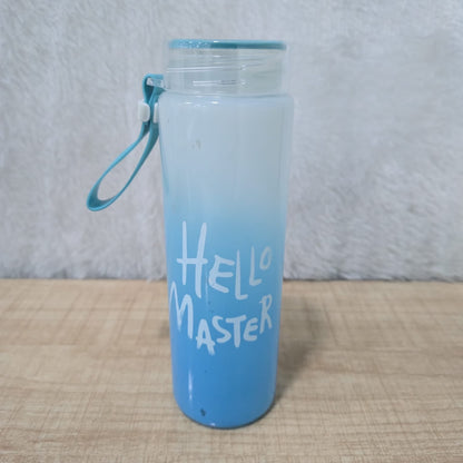 AM7132 Premium Hello Master Glass Water Bottle - 400ml