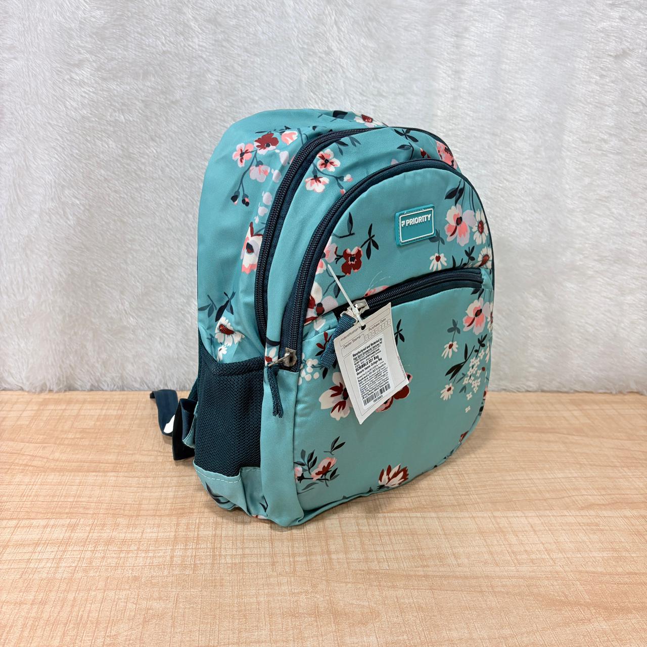 AM7135 Priority Scribble 001 Floral Print Collage Bag - Mix Design - (14in)
