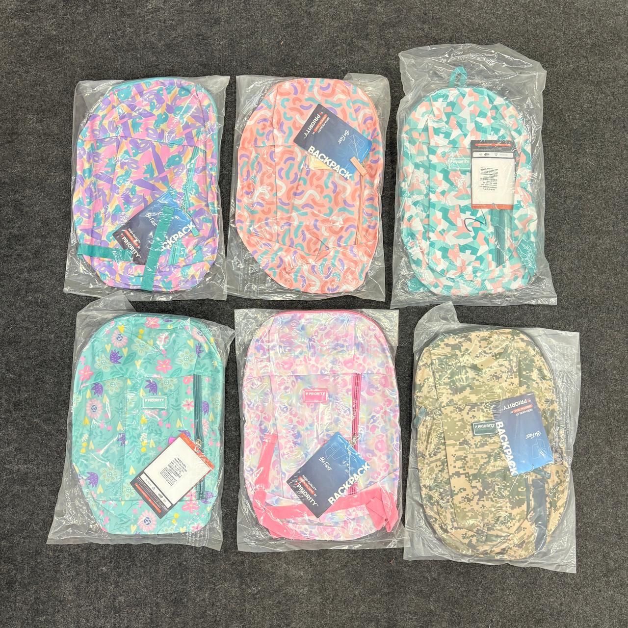 AM7136 Priority Scott Printed College Backpack - Mix Design
