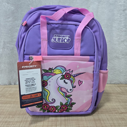 AM7144 Priority Junior Unicorn "Popins" 16-inch School Bag - Mix Design