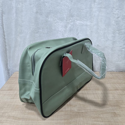 AM7153 Traworld Cult 001 Sage Green Croc-Textured Travel Bag