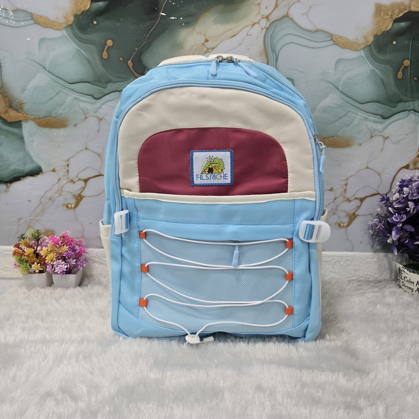 AM7168 FILSRICHE Multi-Pocket Backpack - SB76