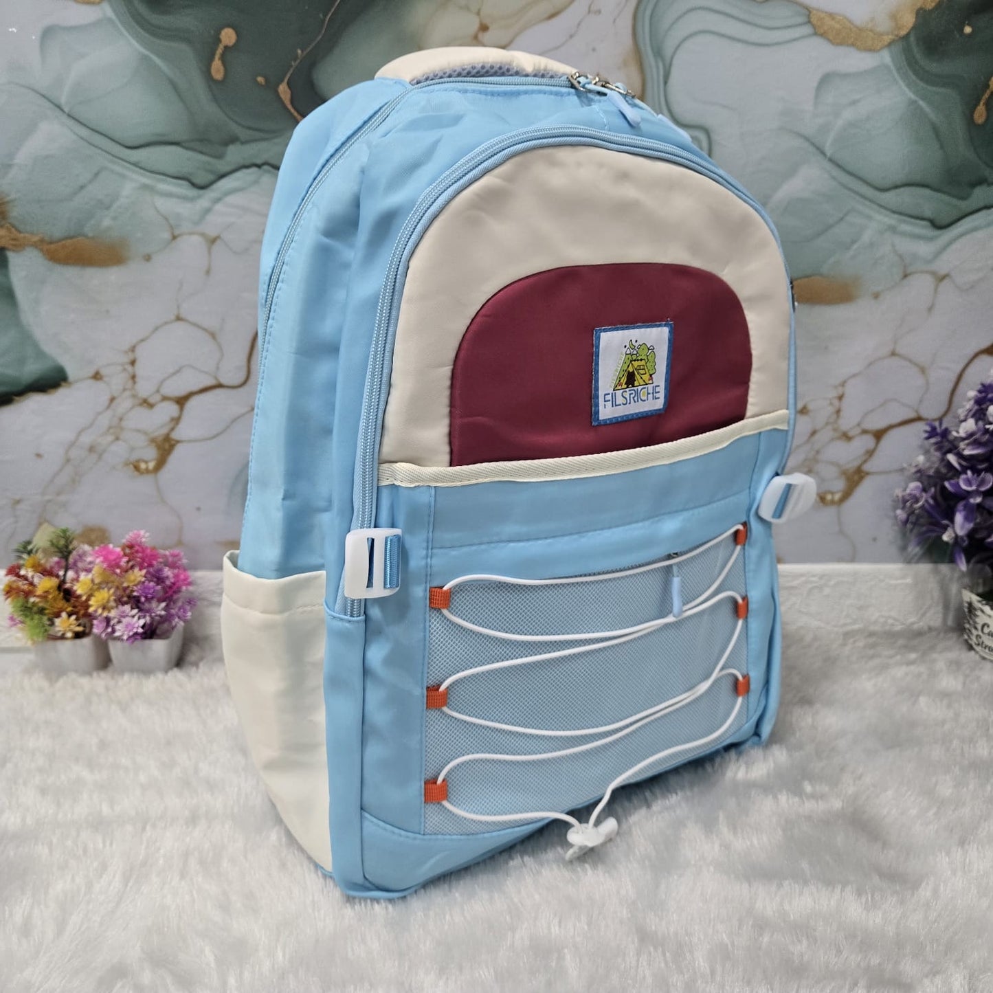 AM7168 FILSRICHE Multi-Pocket Backpack - SB76