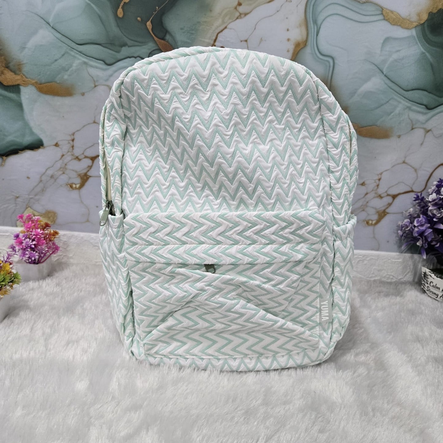 AM7176 YUMA SB79 Zig-Zag Pattern Quilted School Bag