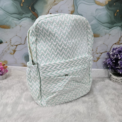 AM7176 YUMA SB79 Zig-Zag Pattern Quilted School Bag
