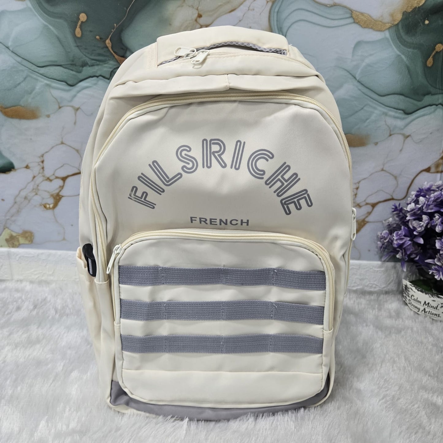 AM7179 French Edition Multi-Pocket Premium School Backpack - SB77