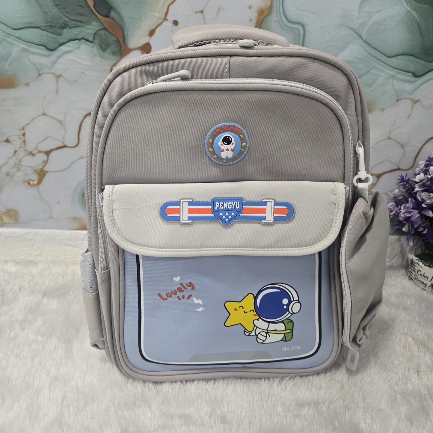 AM7185 SB112 Astronaut & Cartoon Series Ergonomic School Backpack