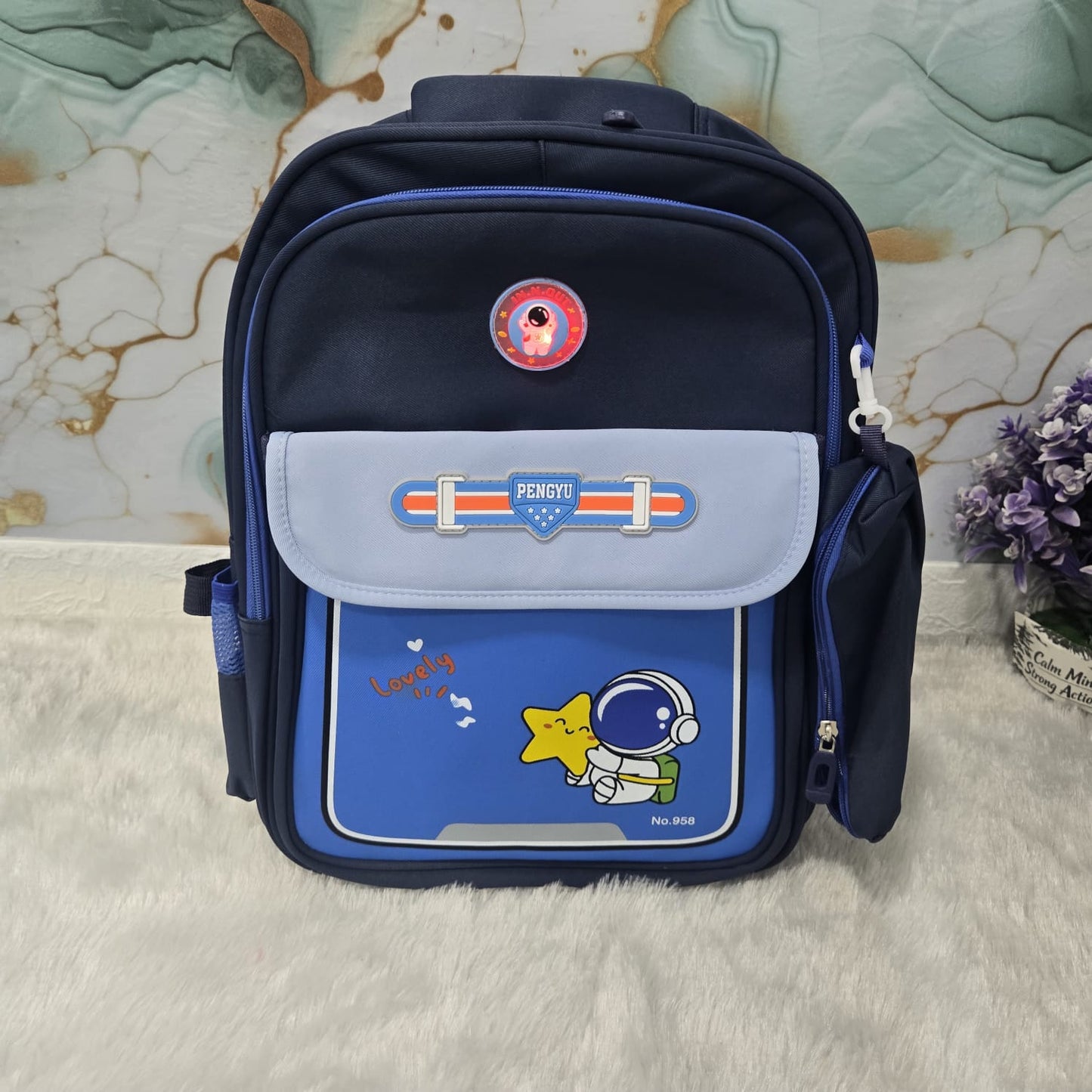 AM7185 SB112 Astronaut & Cartoon Series Ergonomic School Backpack