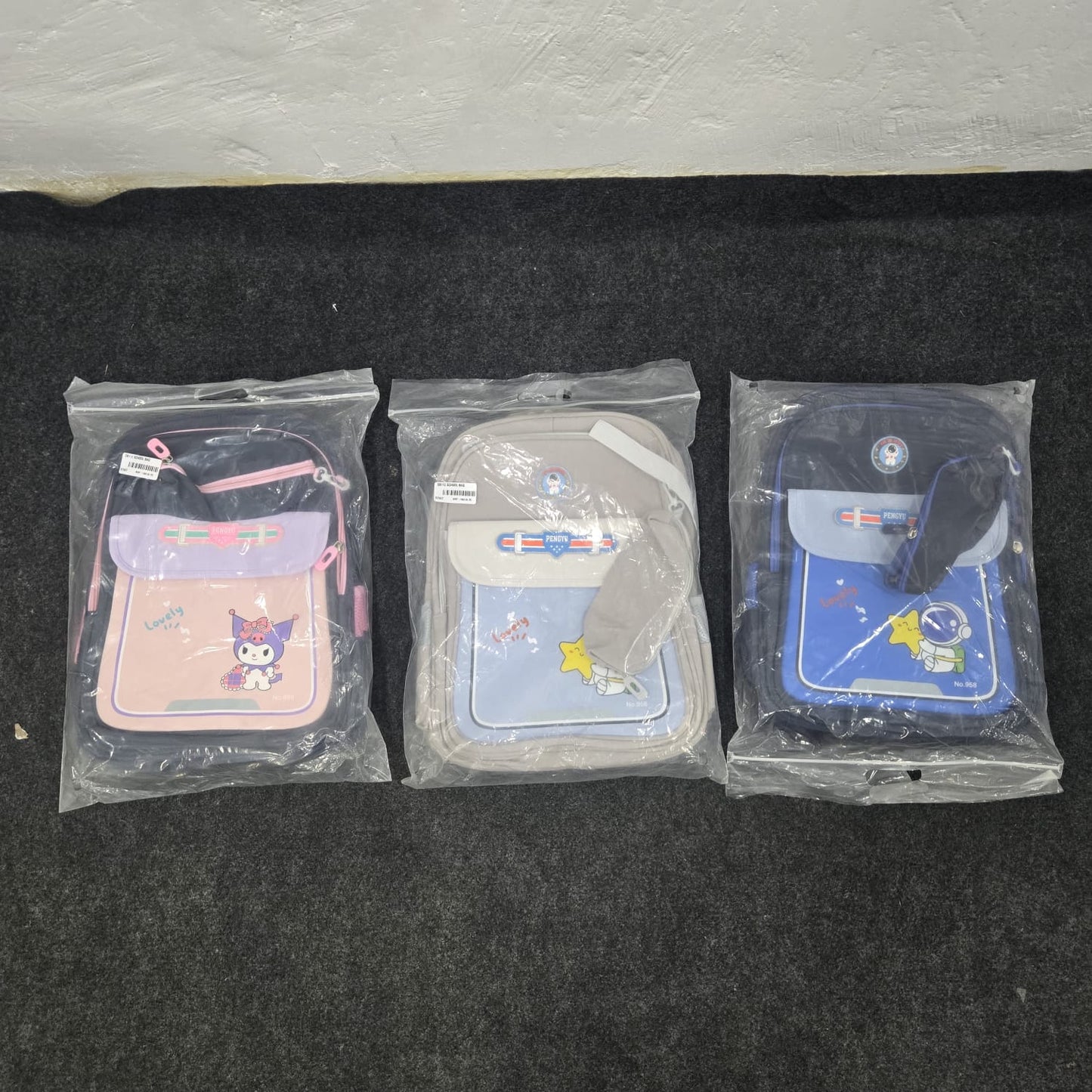 AM7185 SB112 Astronaut & Cartoon Series Ergonomic School Backpack