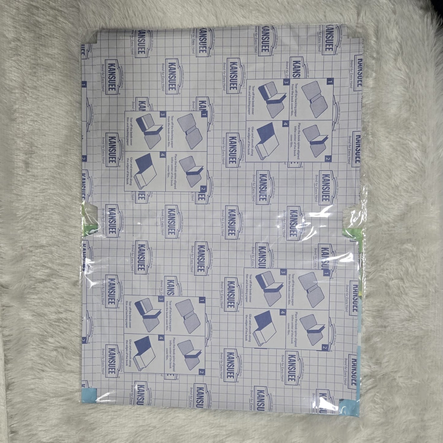 AM7194 Kansuee Crystal Clear Book Cover Stickers (10 Sheets) – 47x34cm