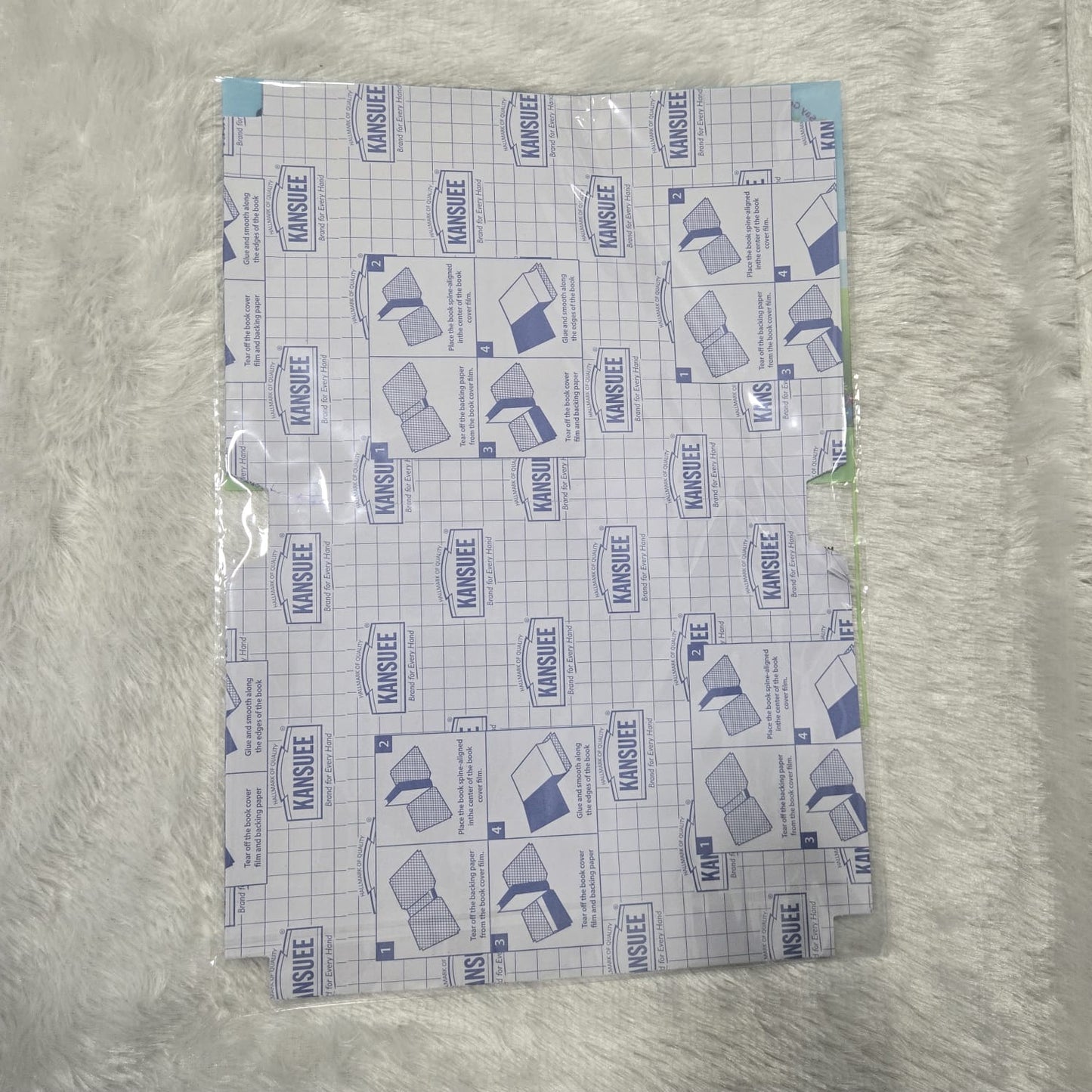 AM7195 Kansuee Crystal Clear Book Cover Stickers (10 Sheets) – 43x30cm