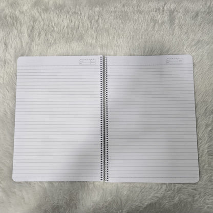 AM7199 Youva Navneet Spiral Long Book (A4 Size, Single Line, 172 Pages)
