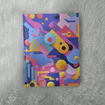 AM7202 Youva Case Bound 16x21cm Single Line diary (192 Pages)