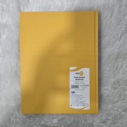 AM7202 Youva Case Bound 16x21cm Single Line diary (192 Pages)