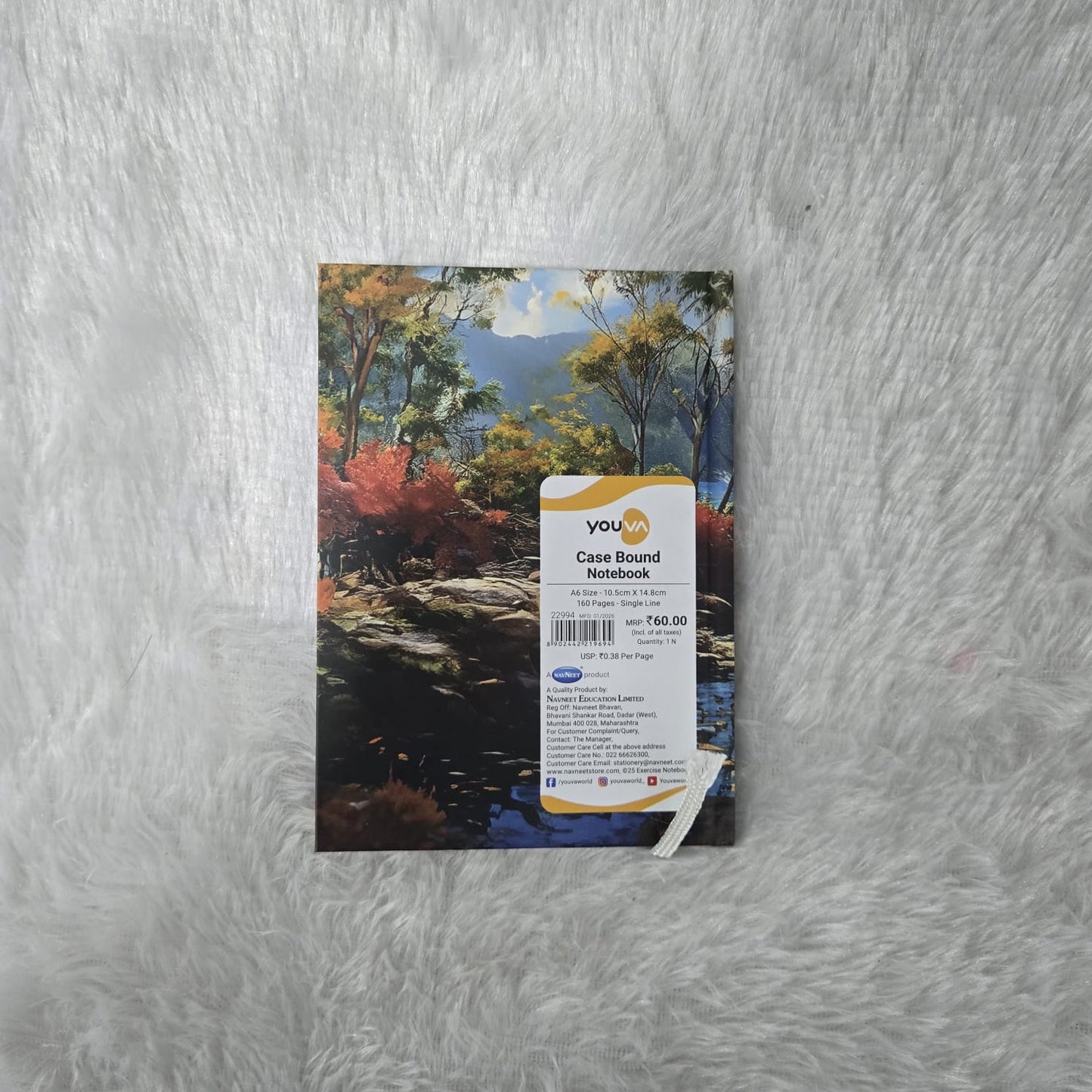AM7205 Youva Case Bound A6 Pocket diary - 160 Pages