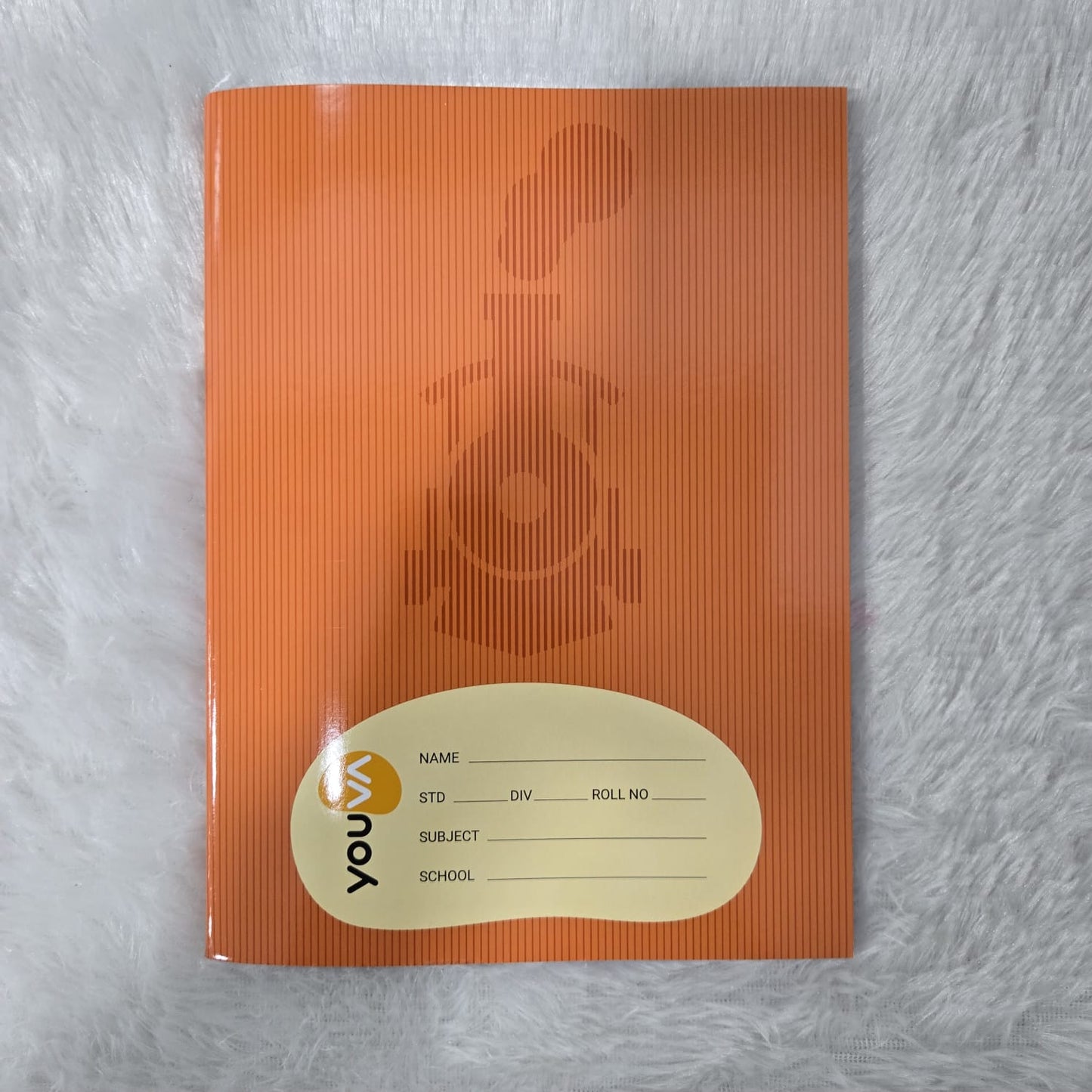 AM7214 Youva Brown Single Line Jumbo Notebook - 172pg (Pack Of 12n)