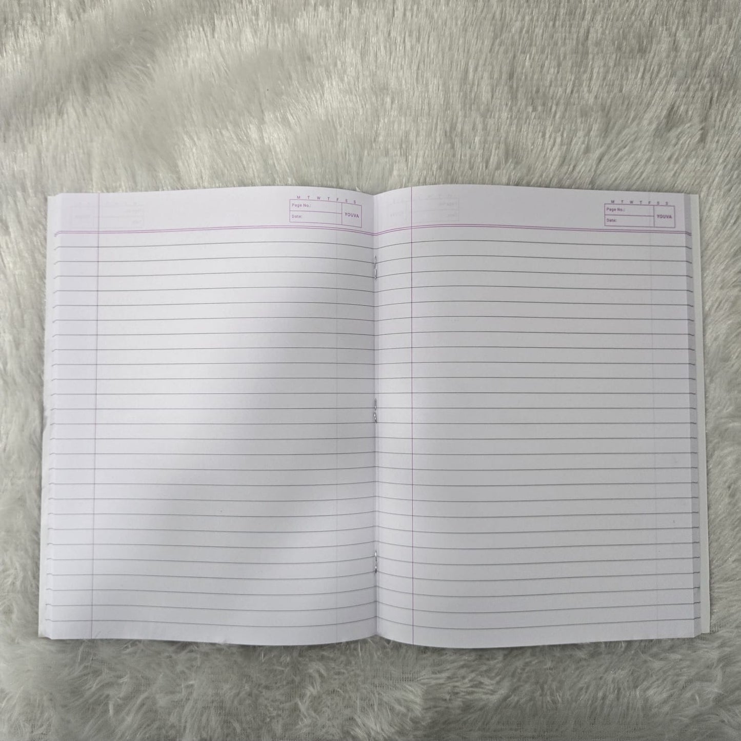 AM7214 Youva Brown Single Line Jumbo Notebook - 172pg (Pack Of 12n)
