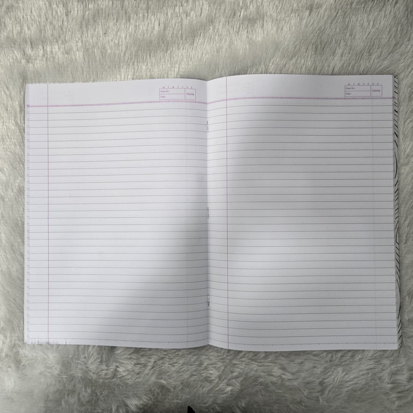 AM7369 Youva Stellar A4 Longbook - Single Line, 196 Pages (Pack of 6)