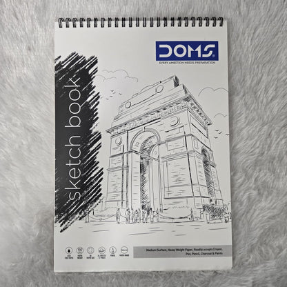 AM7241 DOMS Wiro Bound Sketch Book - A4 Size