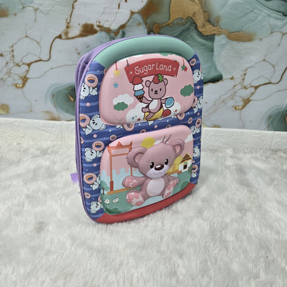 AM7246 3D Sugar Land Bear Kids' Hard-Shell Backpack