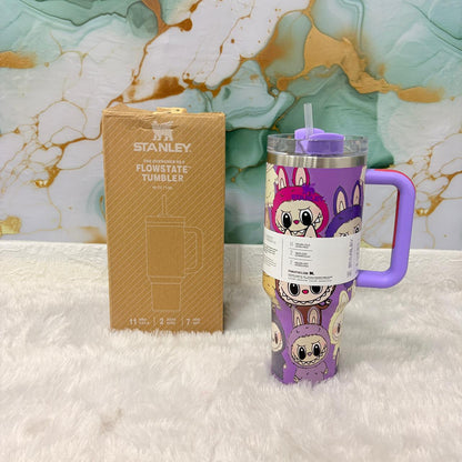 AM7248 Labubu Bunny Tumbler with Handle - Multicolour