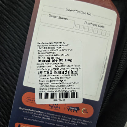 AM7260 Priority Incredible 03  Explore More Series College Backpack