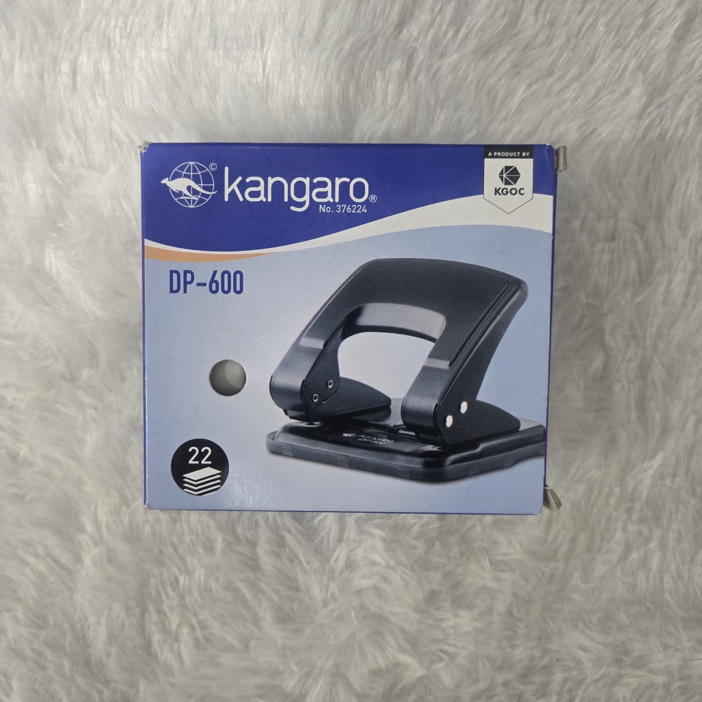 AM7259 Kangaro DP-600 Heavy Duty 2-Hole Paper Punch