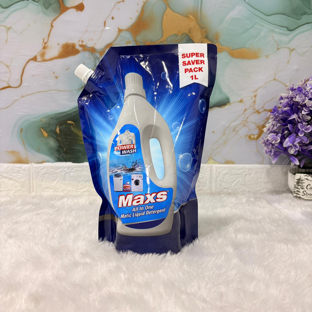 AM7263 Maxs All-In-One Matic Liquid Detergent - 1 Ltr