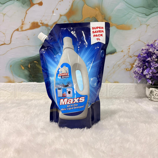 AM7263 Maxs All-In-One Matic Liquid Detergent - 1 Ltr