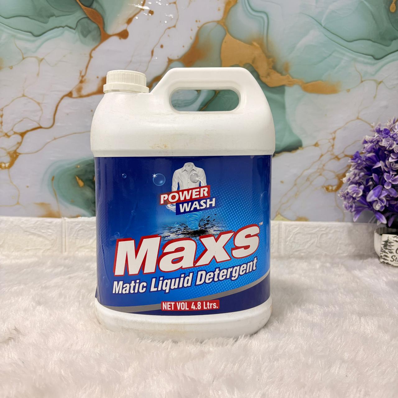 AM7264 Maxs Matic Liquid Detergent - Power Wash (4.8 Ltr)