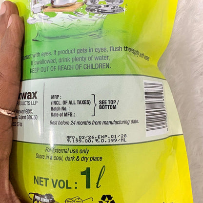 AM7265 Maxs Dishwash Gel with Power of Lemons - 1 Ltr Refill Pouch