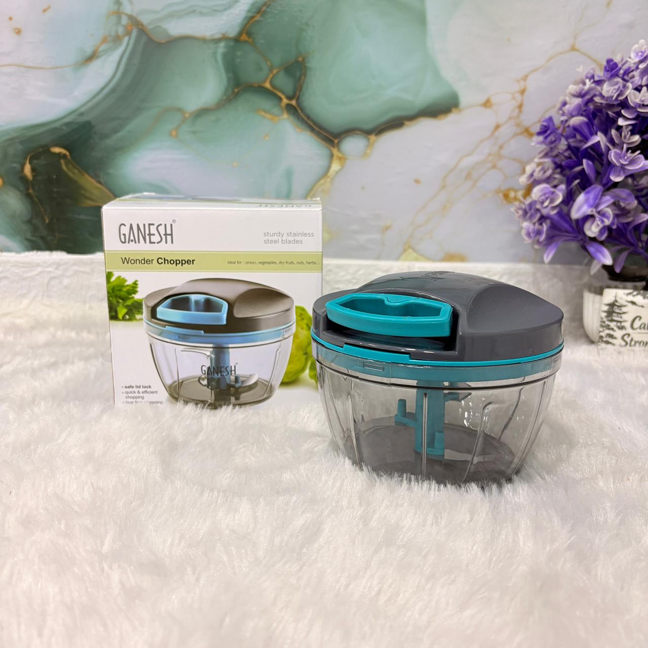 AM7281 Ganesh Wonder Chopper – 470ml with Steel Blades