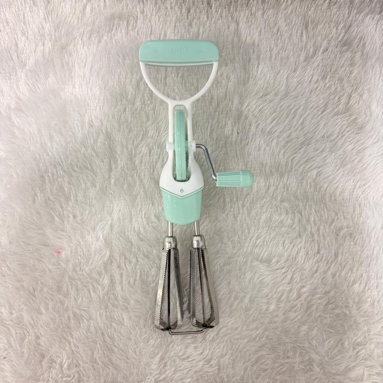 AM7284 Ganesh Insta Hand Beater - Manual Rotary Gear Blender for Kitchen
