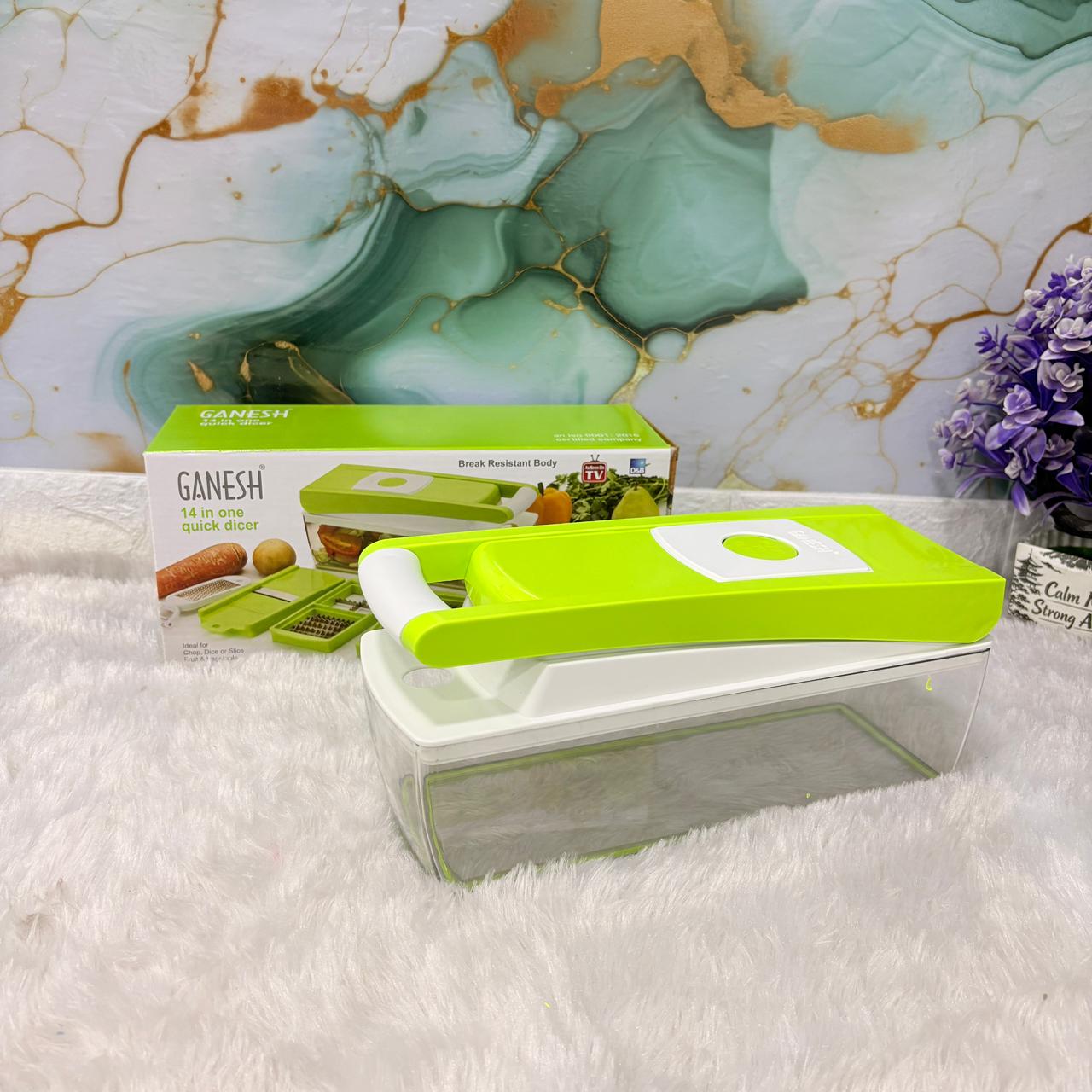 AM7286 Ganesh 14-in-One Quick Dicer & Chopper