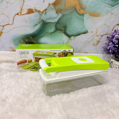 AM7286 Ganesh 14-in-One Quick Dicer & Chopper