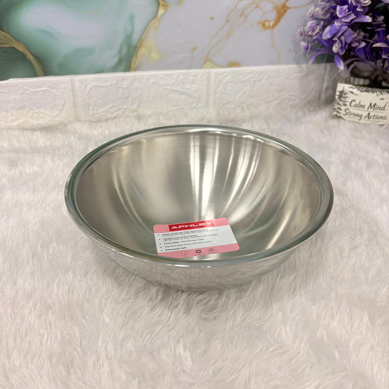 AM7295 Triply Stainless Steel Tasla – Induction Friendly & Even Heating - 20cm