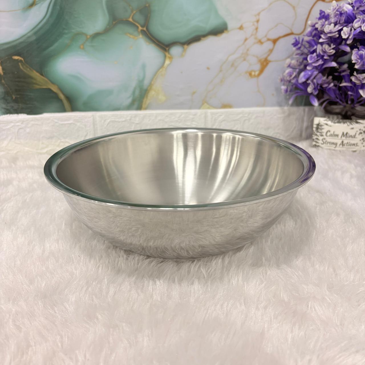AM7297 Triply Stainless Steel Tasla – Induction Friendly & Even Heating - 24cm