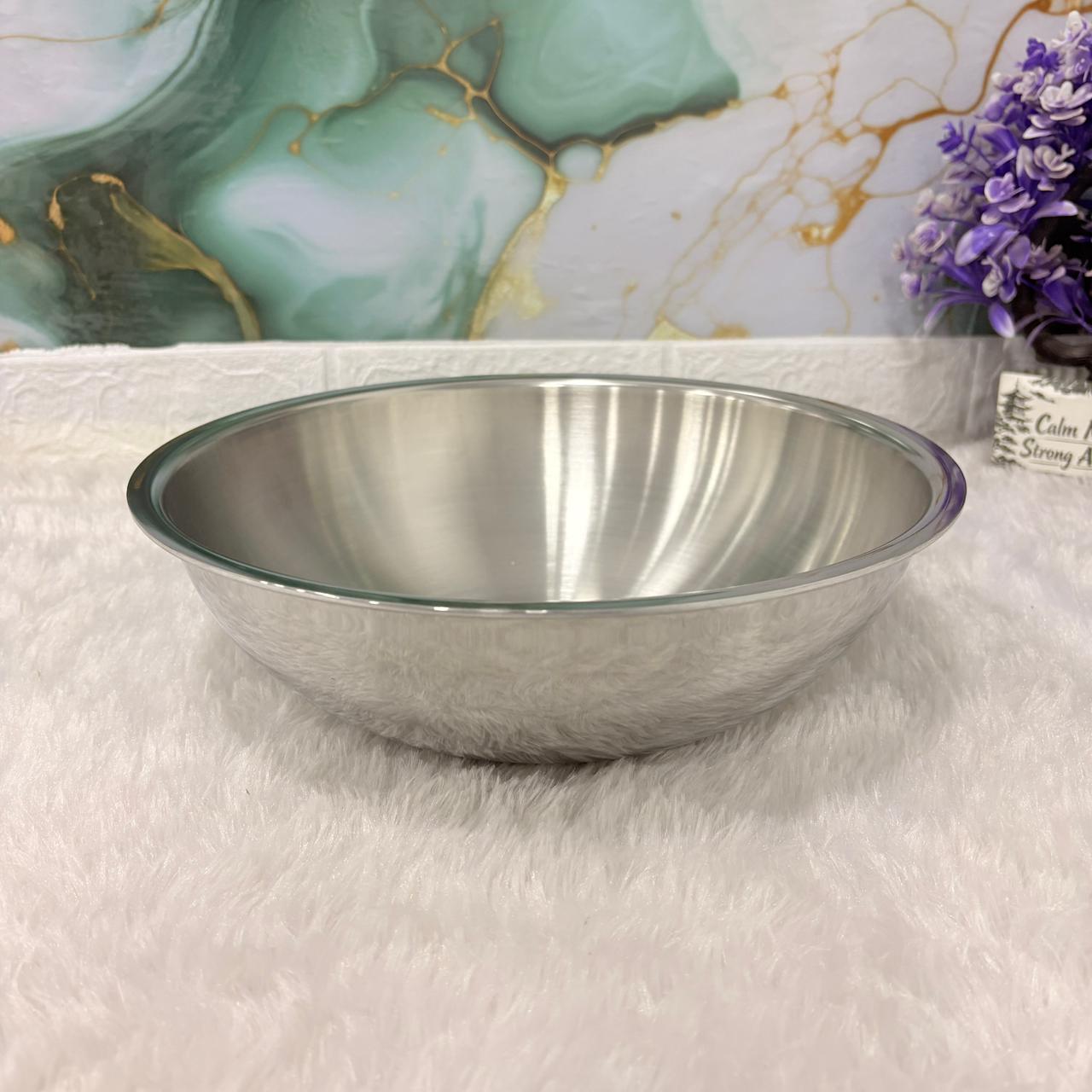 AM7298 Triply Stainless Steel Tasla – Induction Friendly & Even Heating - 26cm