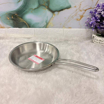 AM7300 Tri-Ply Stainless Steel Frypan (22 cm) – Induction & Gas Friendly