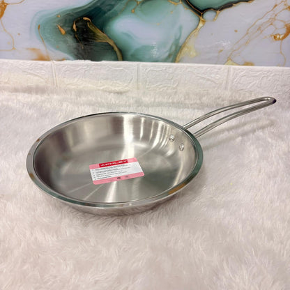 AM7300 Tri-Ply Stainless Steel Frypan (22 cm) – Induction & Gas Friendly