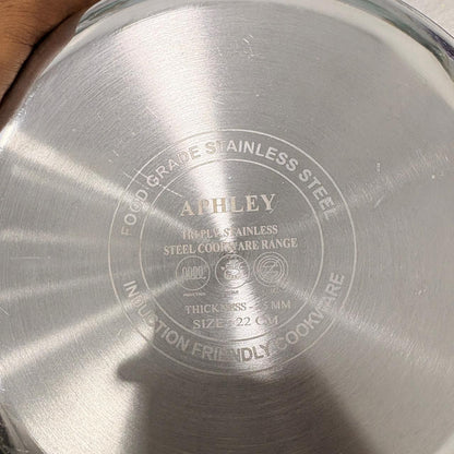 AM7300 Tri-Ply Stainless Steel Frypan (22 cm) – Induction & Gas Friendly