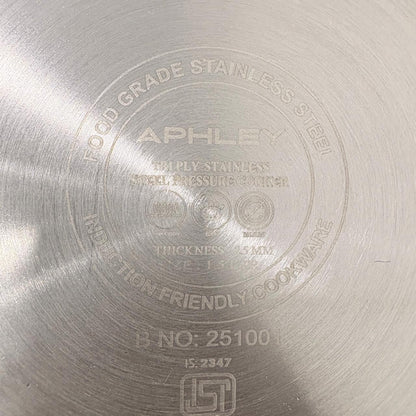 AM7306 Tri-Ply Stainless Steel Outer Lid Pressure Cooker - 1.5 Ltr