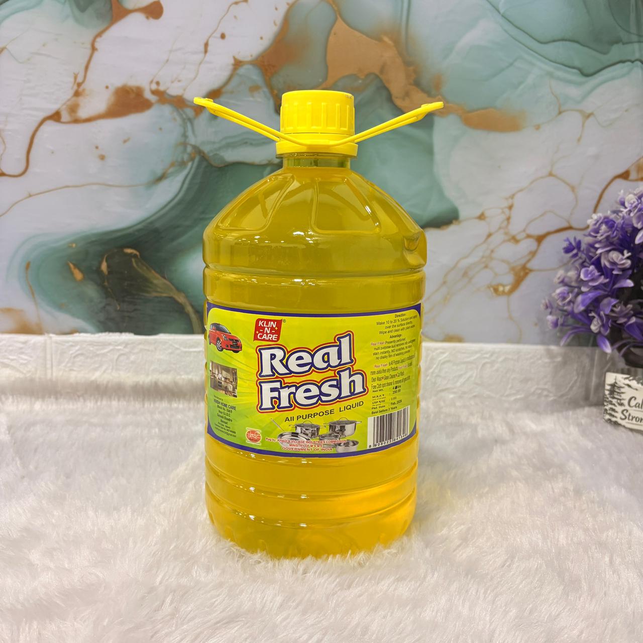 AM7314 Real Fresh All Purpose Multipurpose Liquid Cleaner (4 Ltr)